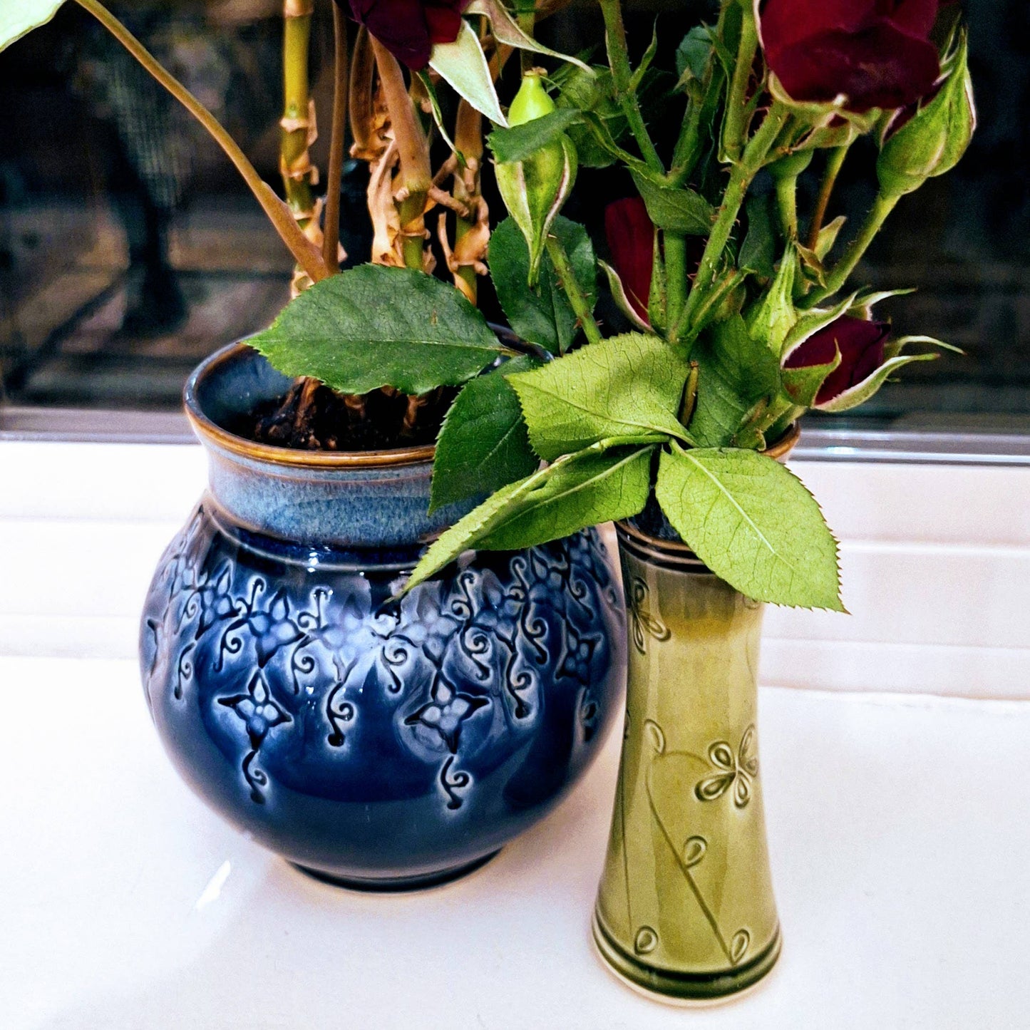 Handmade Stoneware Tabletop Planter Decoration Made to Order