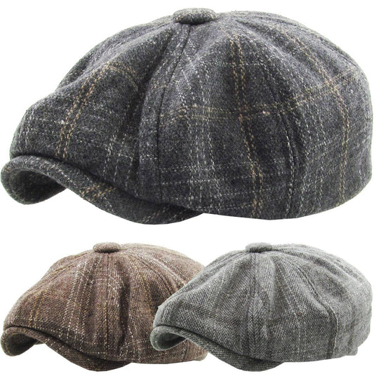 Plaid Button Ascot