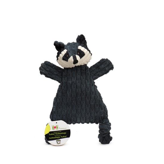Reggie Raccoon HuggleFlatties™ Durable Plush Dog Toy