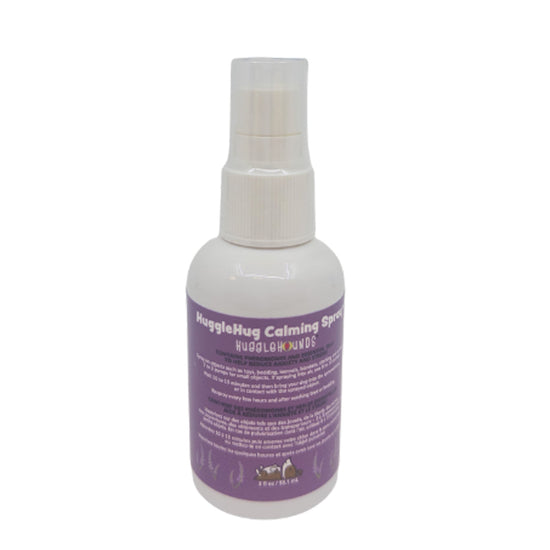 HuggleHug™ Lavender Bone & 2oz Calming Spray Dog Toy Set