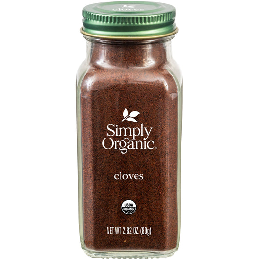 Pure Ground Cloves, Certified Organic, Kosher, 2.82 Oz