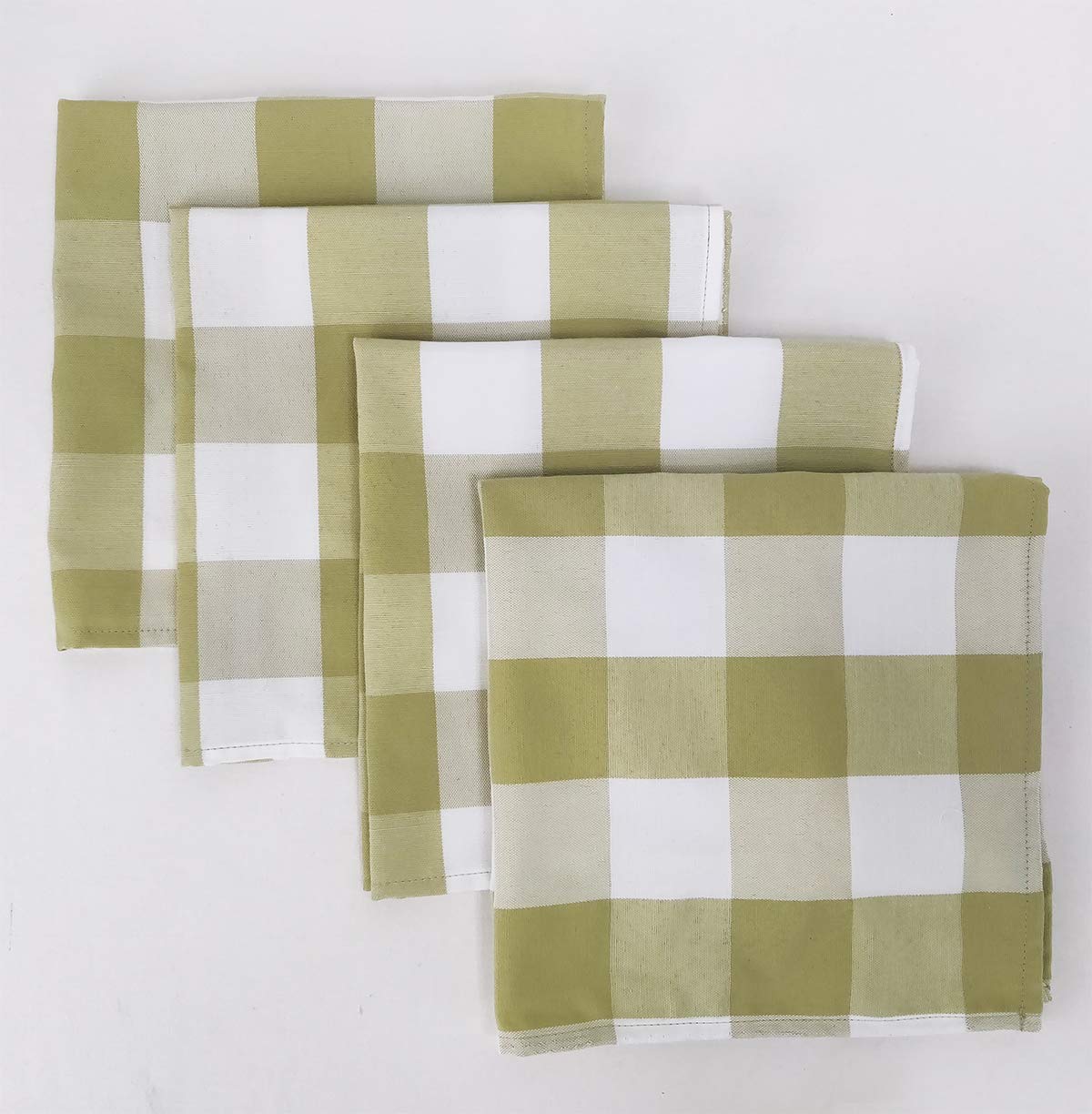 Buffalo Check Design Cloth Napkins 18" W x 18" L, Set of 4 — decorative tabletop piece for home entertaining online gift shop find