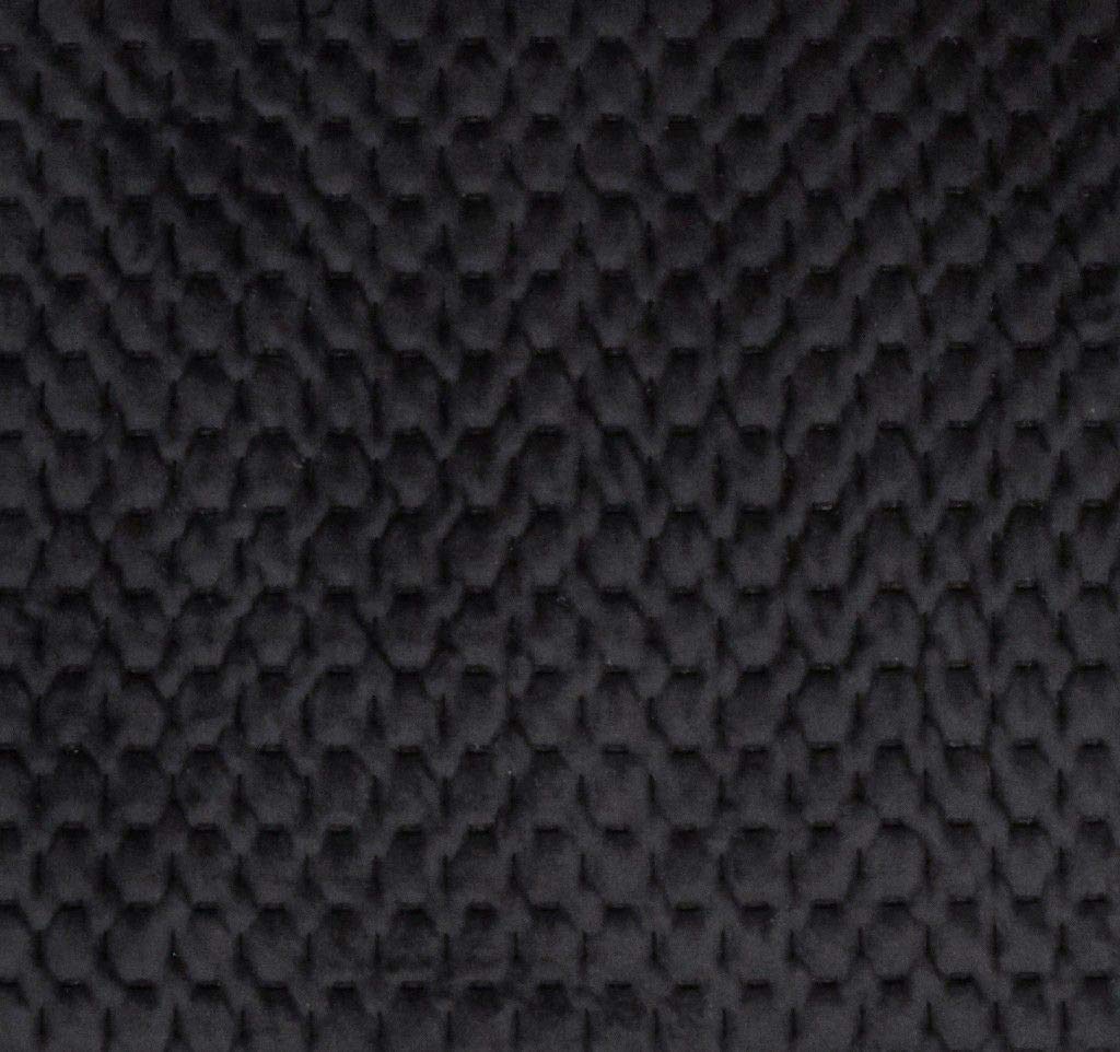 Fennco Styles Pinsonic Velvet Decorative Throw Pillow 22" W x 22" L - Black Square Cushion for Home, Couch, Bedroom, Living Room, Office Décor