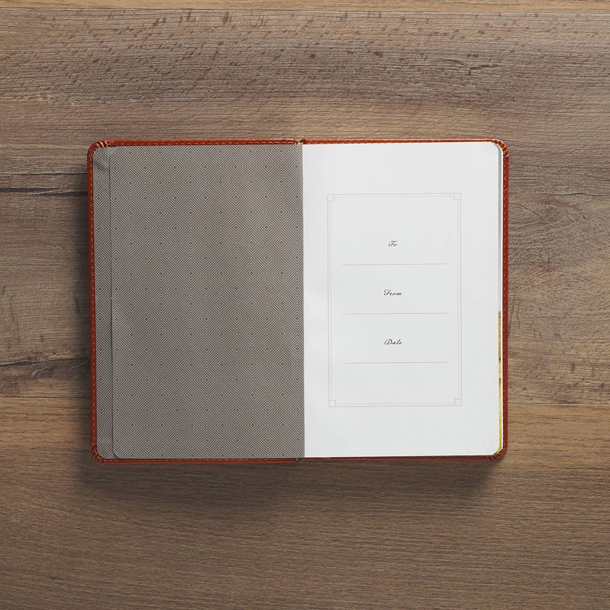 Devotional Comforted by God Faux Leather