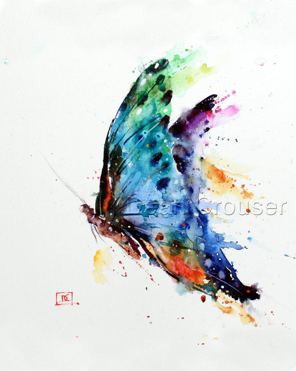 5 x 7" Greeting Card  'BUTTERFLY'