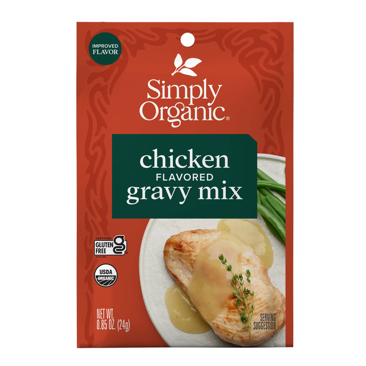 Simply Organic Chicken Flavored Gravy Mix, Certified Organic