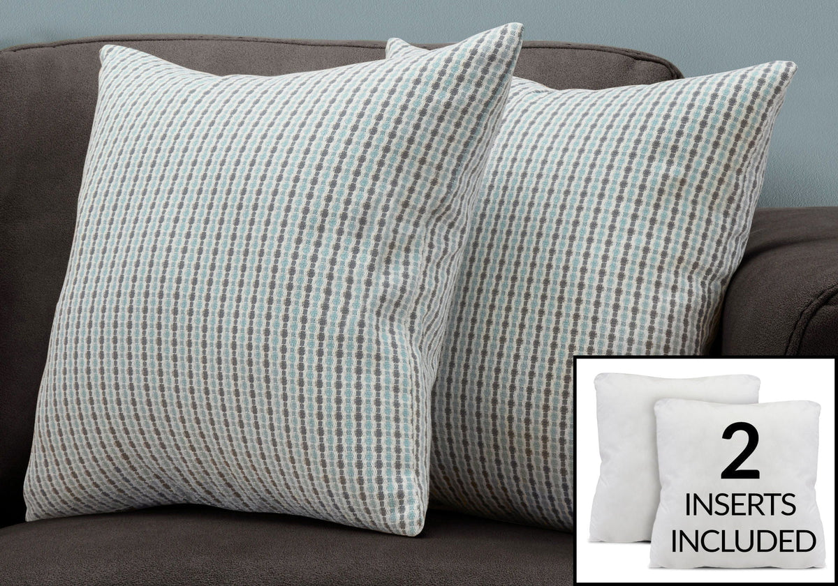 8th Street Square Decorative Throw Pillows with Insert