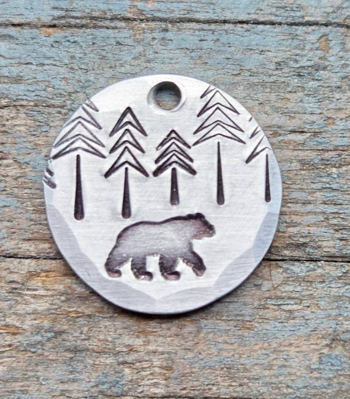 "Northport" hand-stamped key chains, 5 designs