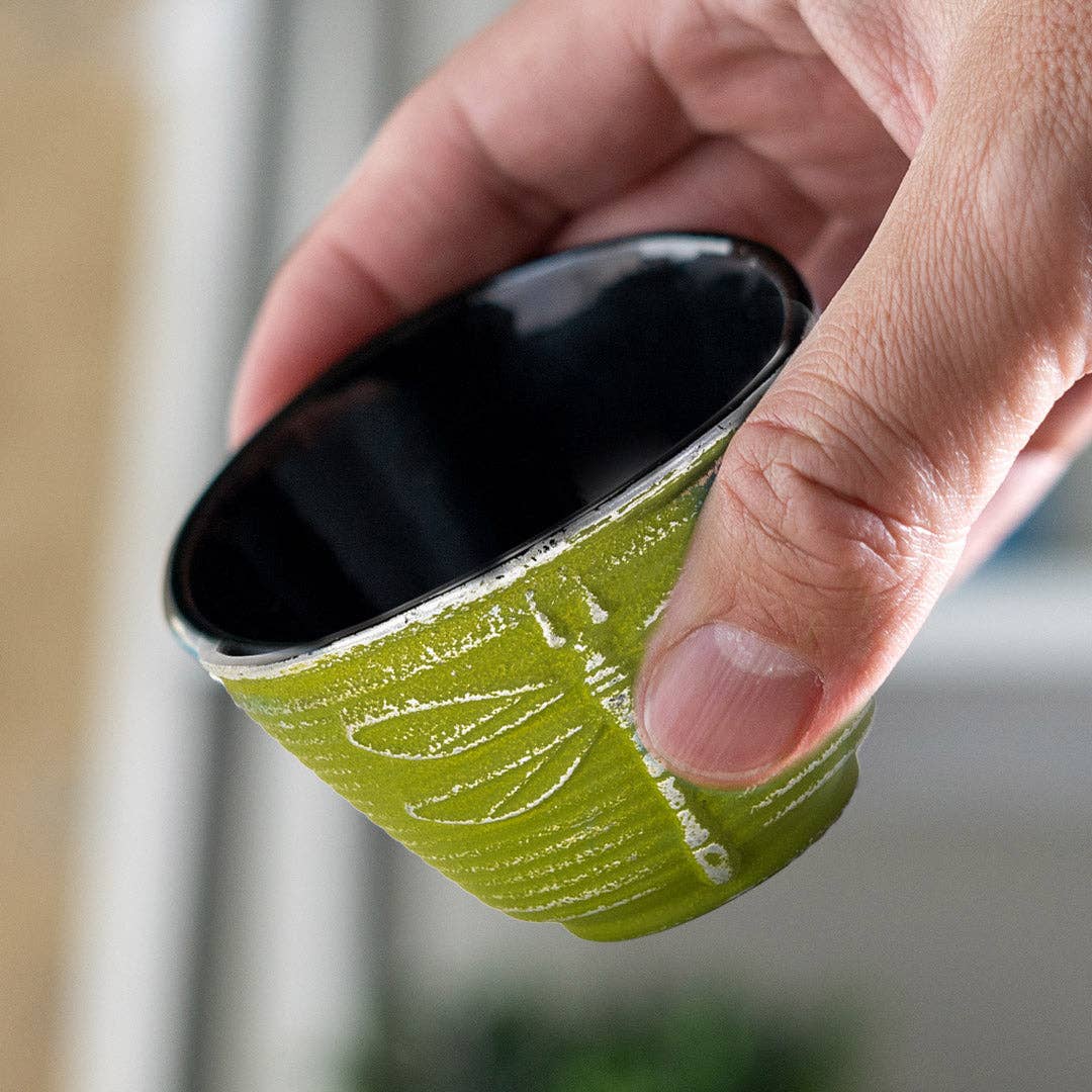4oz Green Dragonfly Cast Iron Tea Cup (1/36)