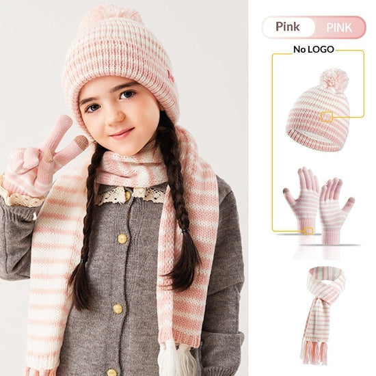 Cross-border Exclusive Childrens Knit Warm Hats Woolen Hats For Kids