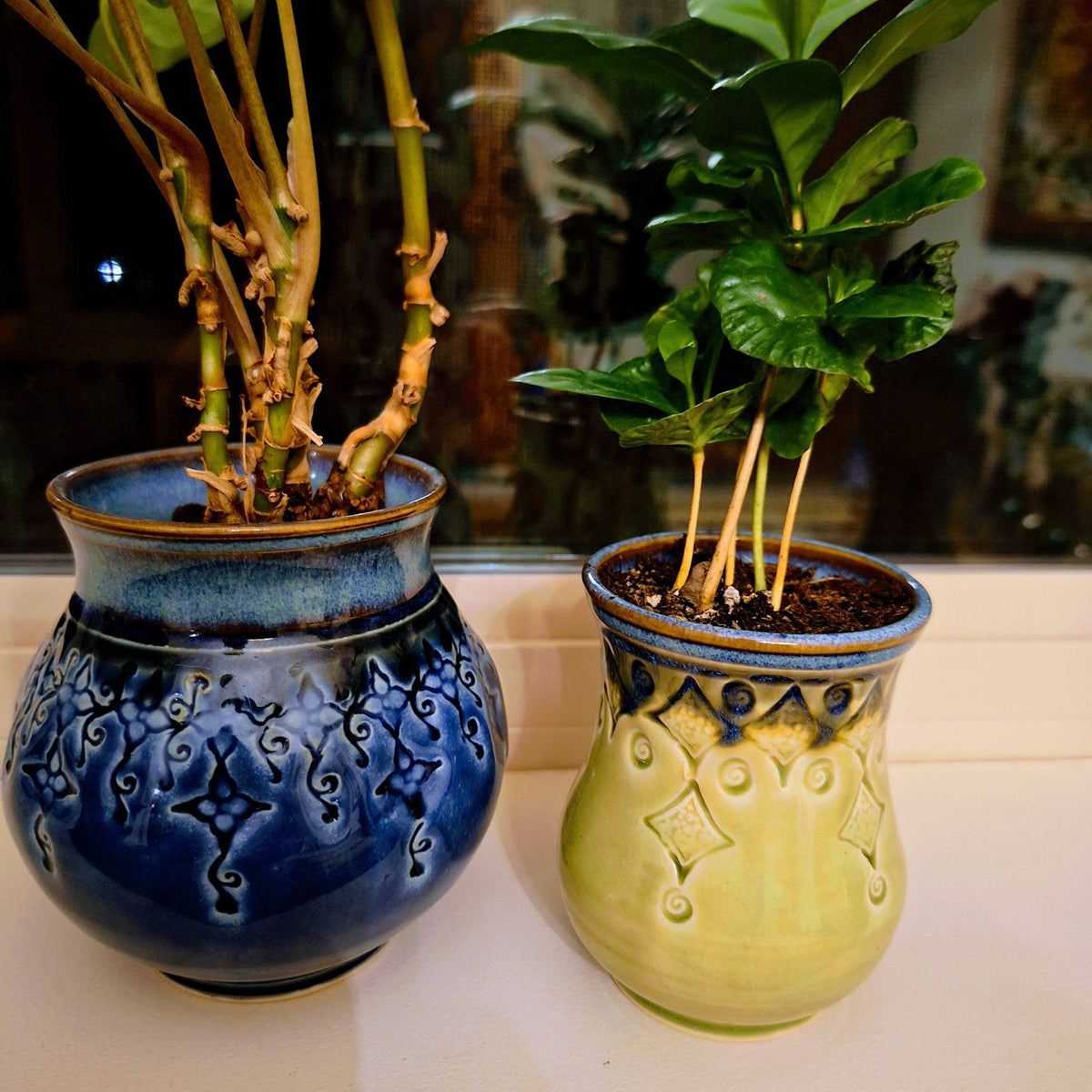 Handmade Stoneware Tabletop Planter Decoration Made to Order
