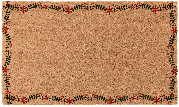 Christmas Poinsettia Border