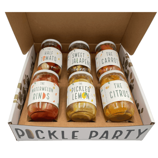 Pickle Gift Box — 6 Jars - Gourmet Pickle Gift