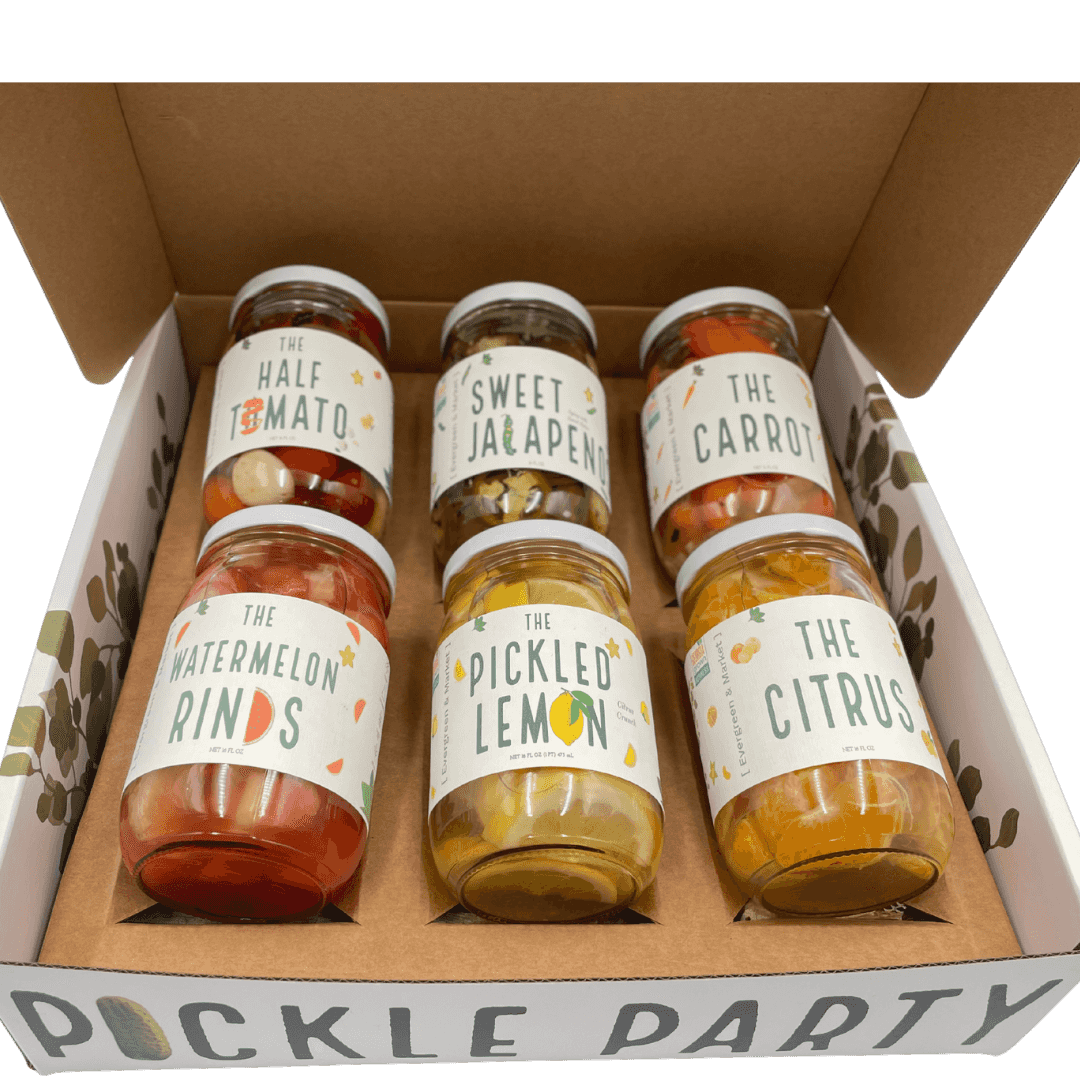 Pickle Gift Box — 6 Jars - Gourmet Pickle Gift