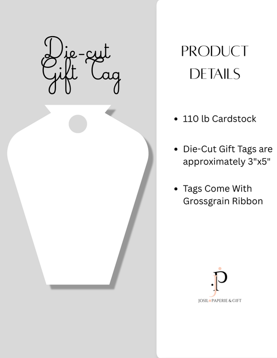 Hanukkah Gift Tags - Khaki | Gift Tags by JOSIL Paperie