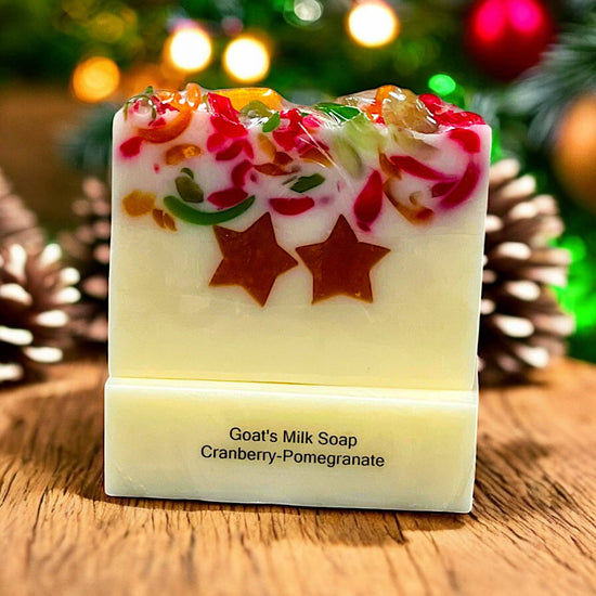 Christmas Bloom Soap – Festive Goat’s Milk Holiday Bar
