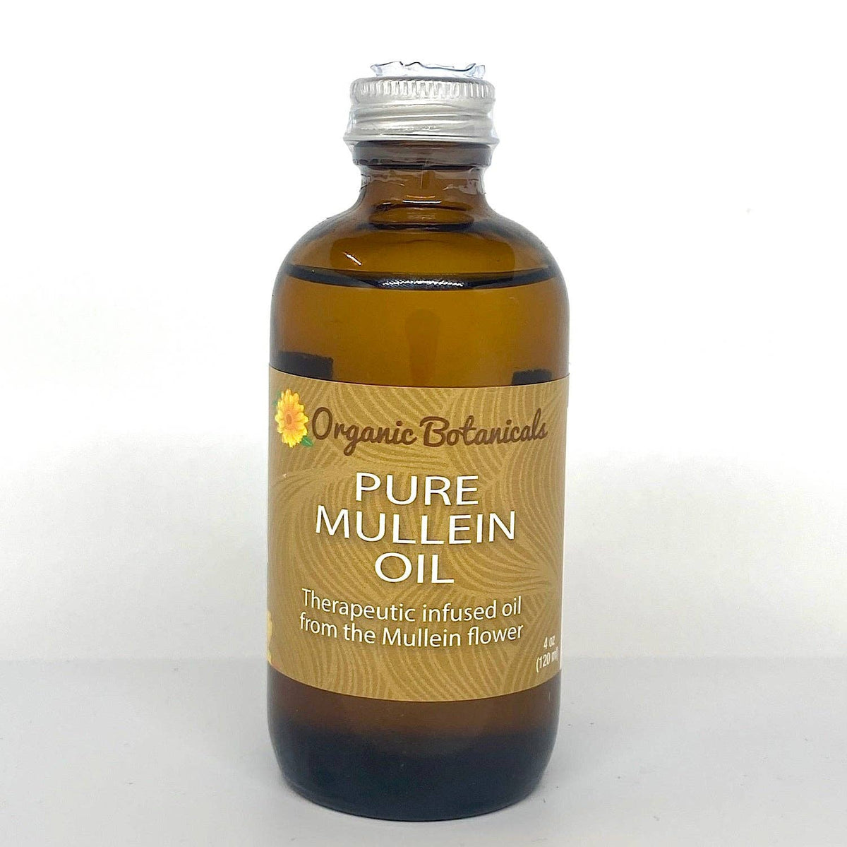 Certified Organic Pure Mullein Flower Infused Oil