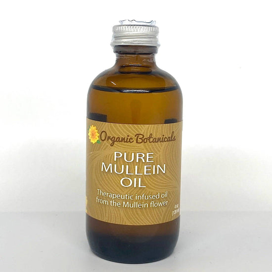 Certified Organic Pure Mullein Flower Infused Oil