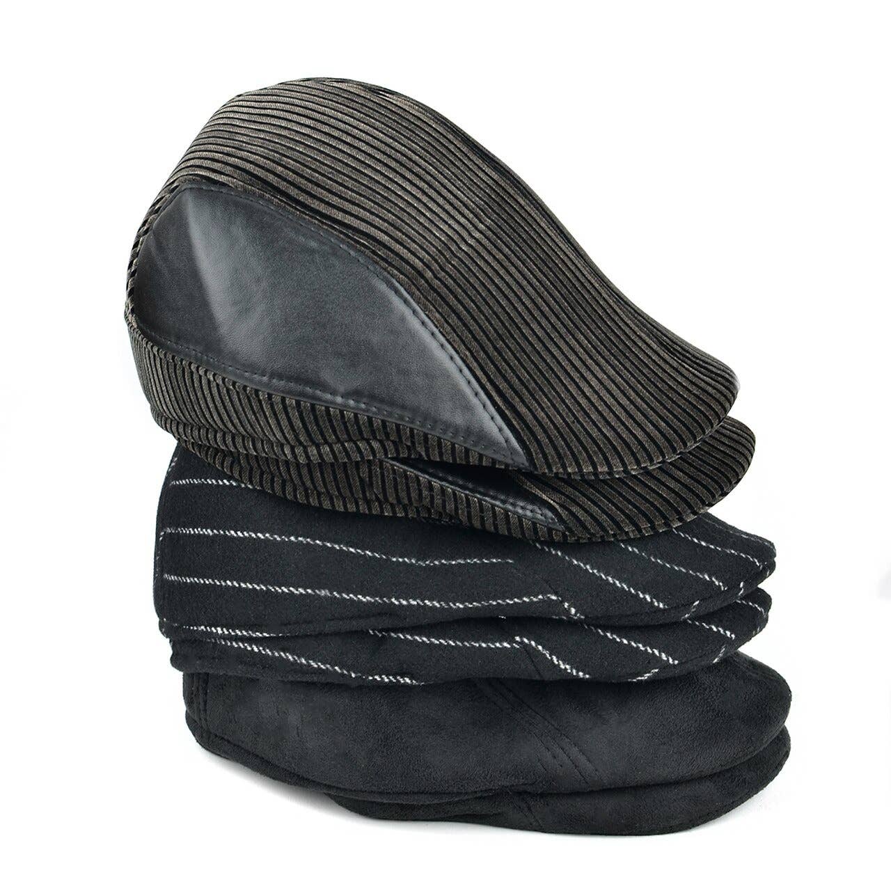 Fall/Winter Patterned Flat Ivy Hats