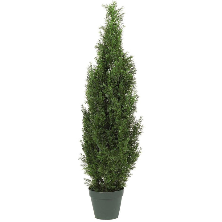 4' Cedar Tree Silk Tree (In-door/Out-door) — lifelike botanical accent for year round home decor