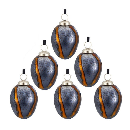 Christmas Ball Ornaments, Decorative Hanging Ball Christmas Tree Ornaments, For Holiday Party Decorations (Set of 6)
