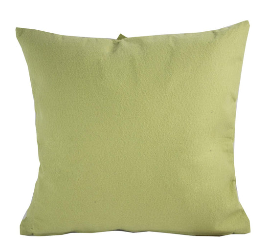 Sara's Garden Petal Decorative Throw Pillow. 17 Inch Square.