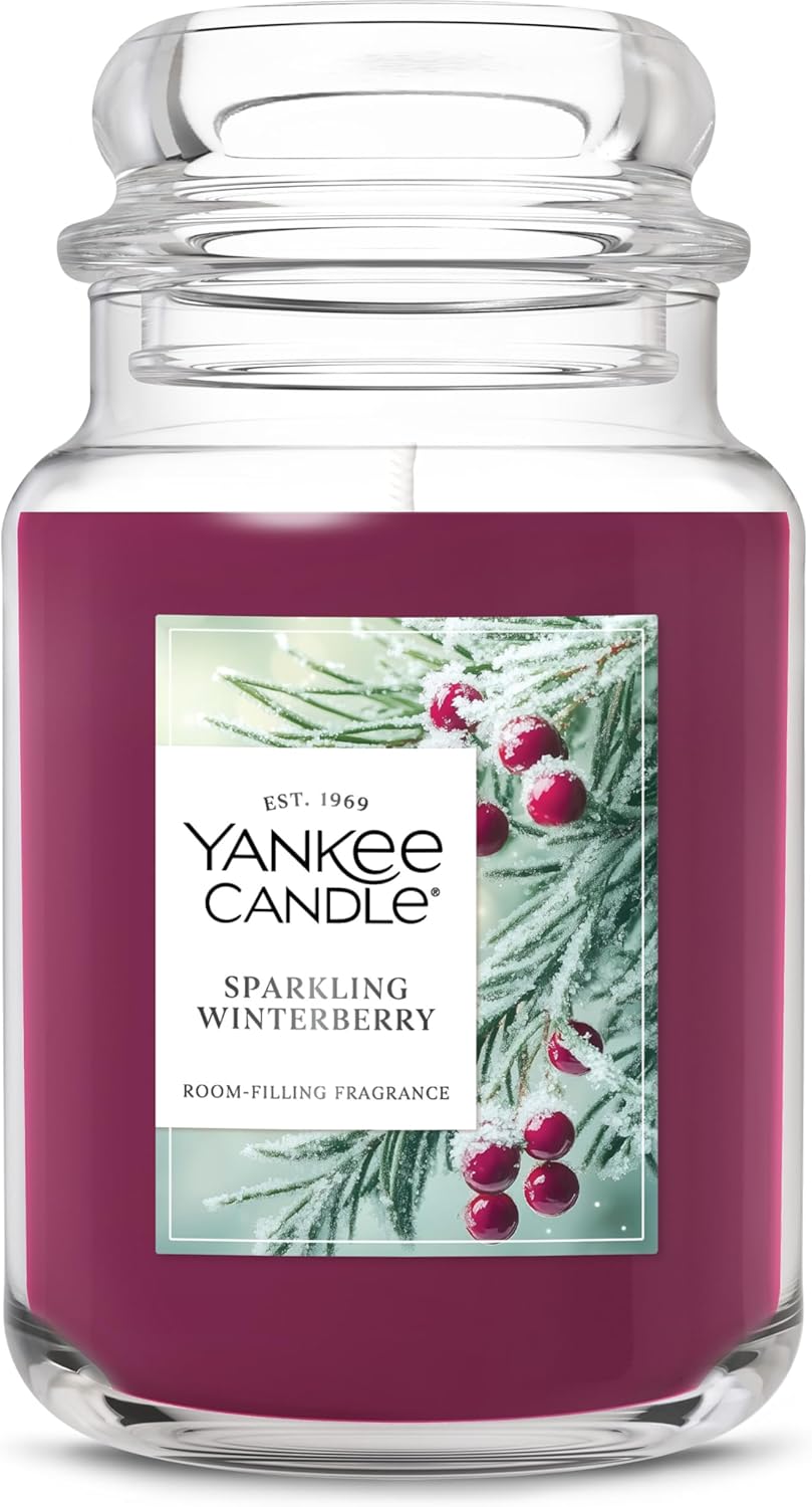 Yankee Candle Christmas Cookie Scented Candle, 22oz Large Jar with up to 150 Hour Burn Time, Giftable, Holidays