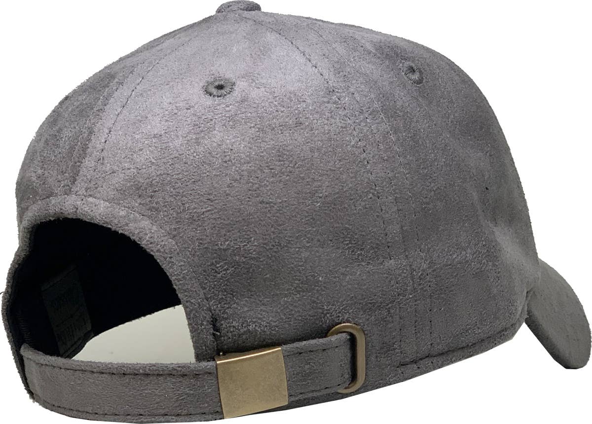 SUEDE BASEBALL CAP