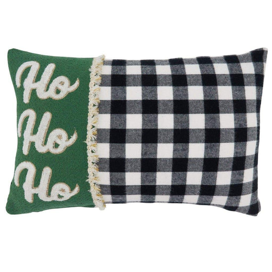 Fennco Styles Buffalo Plaid Christmas Collection Decorative Throw Pillow - Holiday Cushion for Home Décor, Couch, Living Room, Bedroom