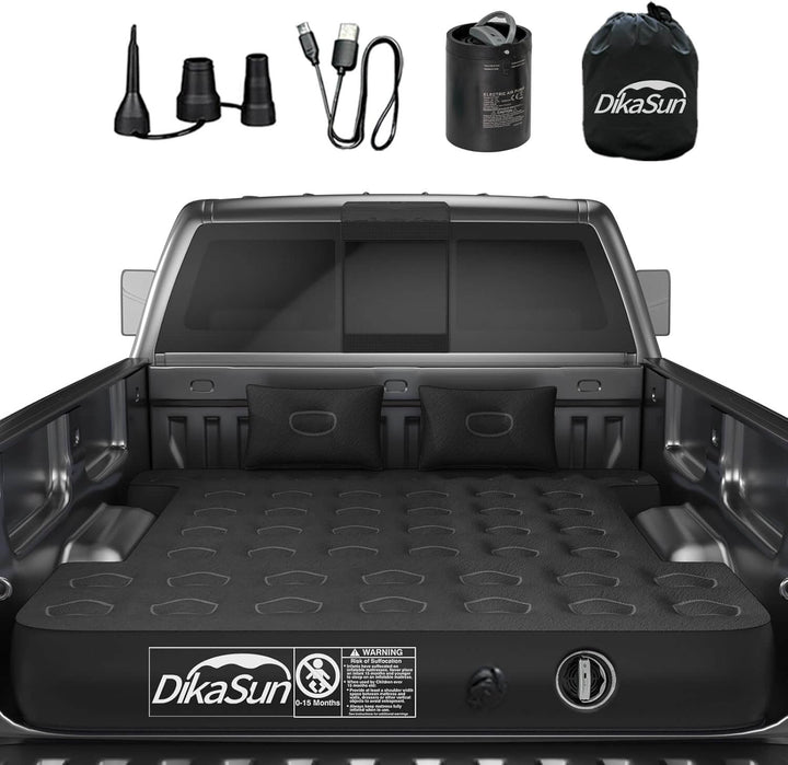 DikaSun 5.5-5.8ft Full Size Auto Inflate Truck Bed Air Mattress