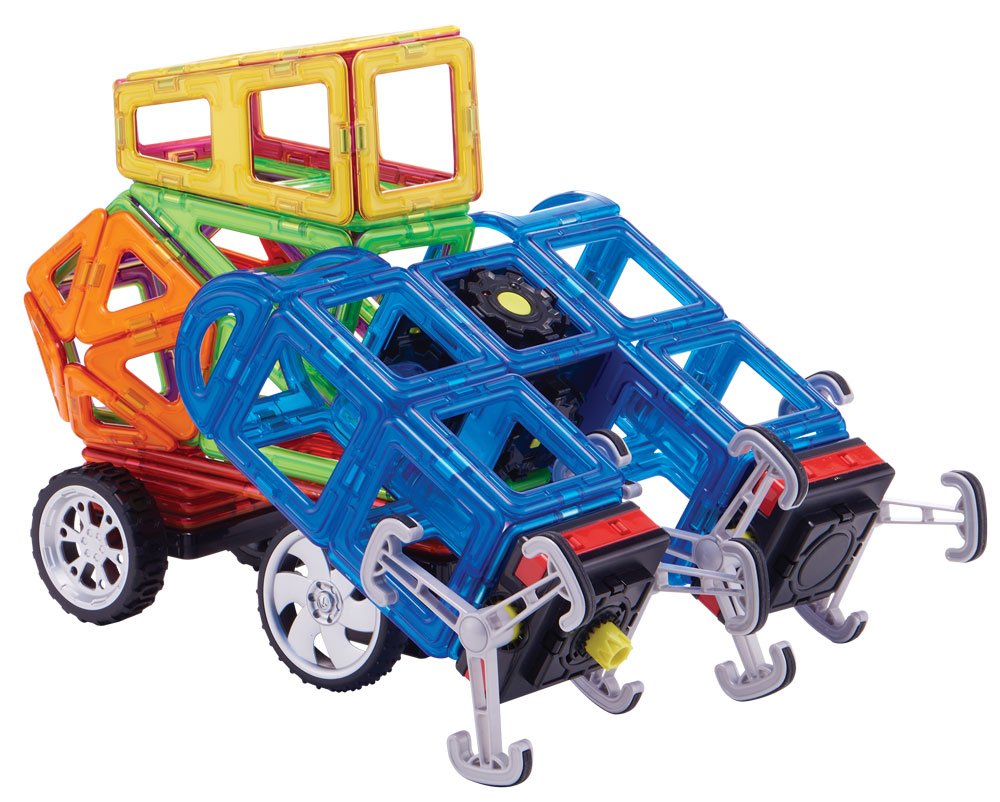 Super Educational Magnetic Geometric Tiles STEM Set