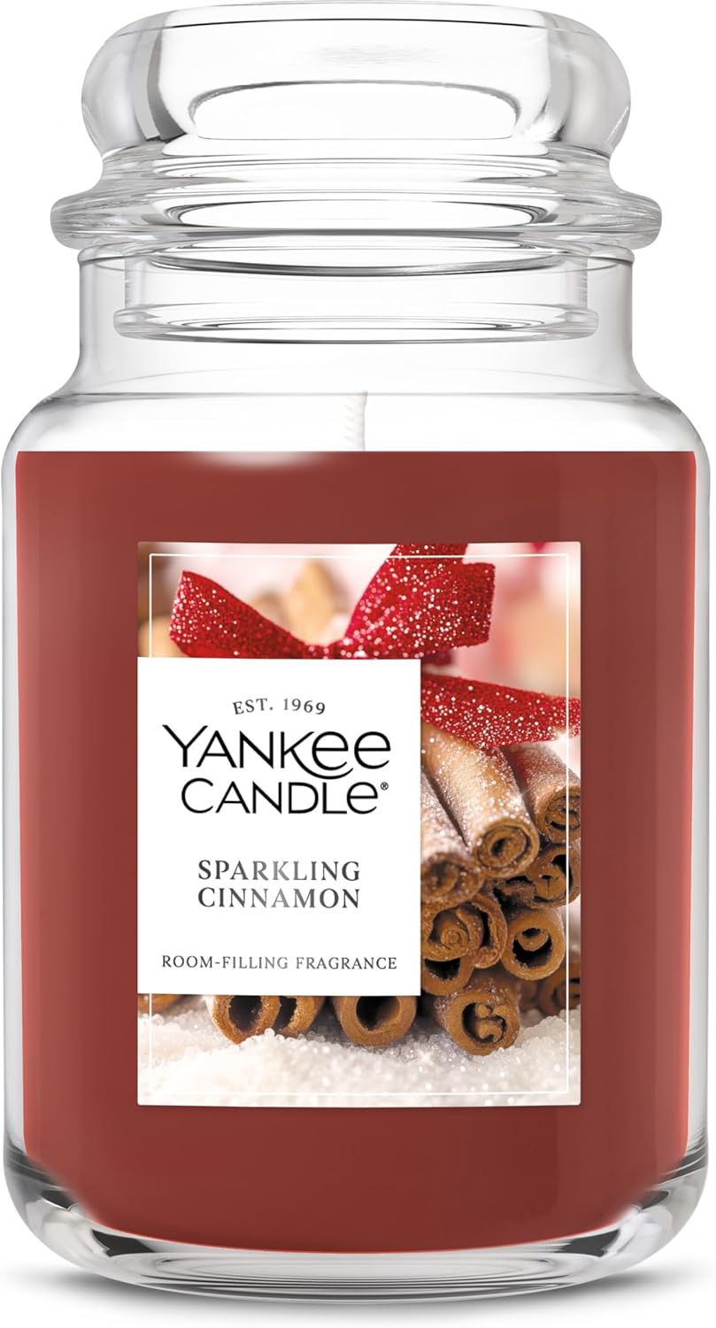 Yankee Candle Christmas Cookie Scented Candle, 22oz Large Jar with up to 150 Hour Burn Time, Giftable, Holidays
