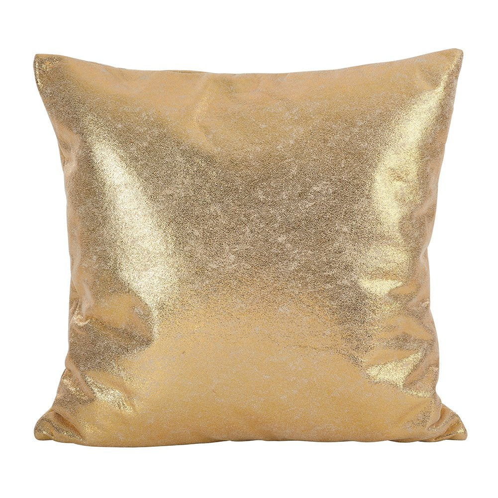 Fennco Styles Metallic Glam Decorative Down Filled Throw Pillow 20" W x 20" L - Shimmering Cushion for Home, Couch, Sofa, Bedroom, Office Décor and Special Occasion