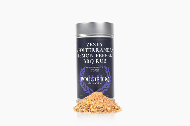 Zesty Mediterranean Lemon Pepper BBQ Rub | Bougie BBQ