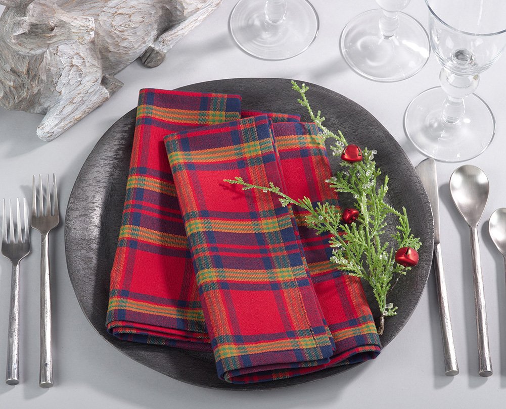 Classic Plaid Design Tabletop Collection