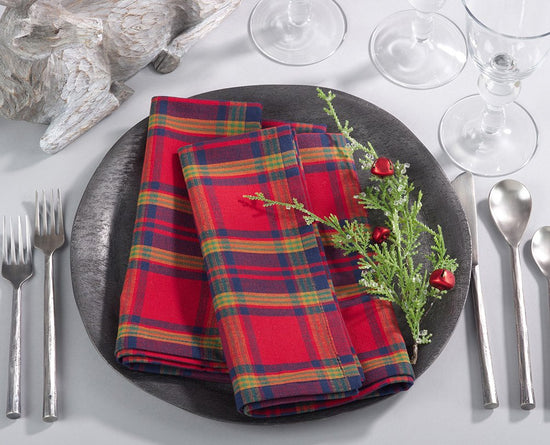 Classic Plaid Design Tabletop Collection