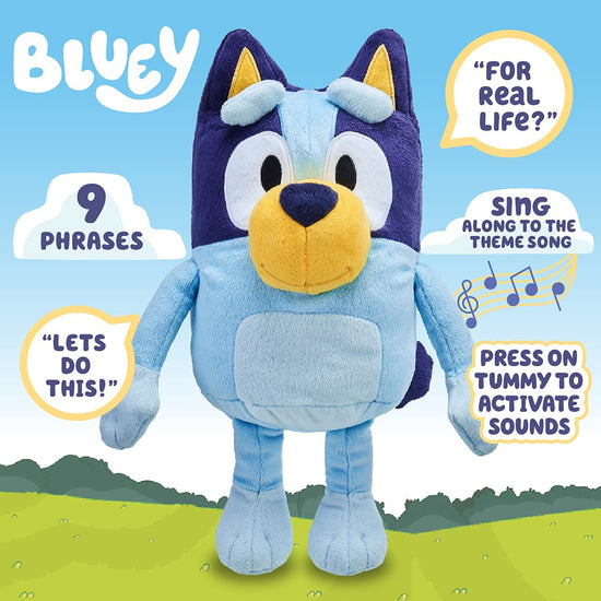 Talking Bluey - Interactive 13" Sing Along Plush
