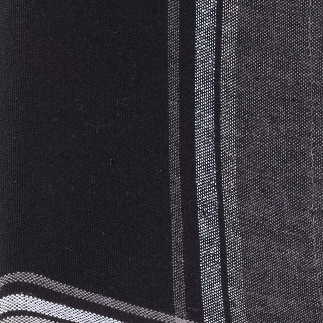 Contemporary Stripe Border Design Cotton Tablecloth