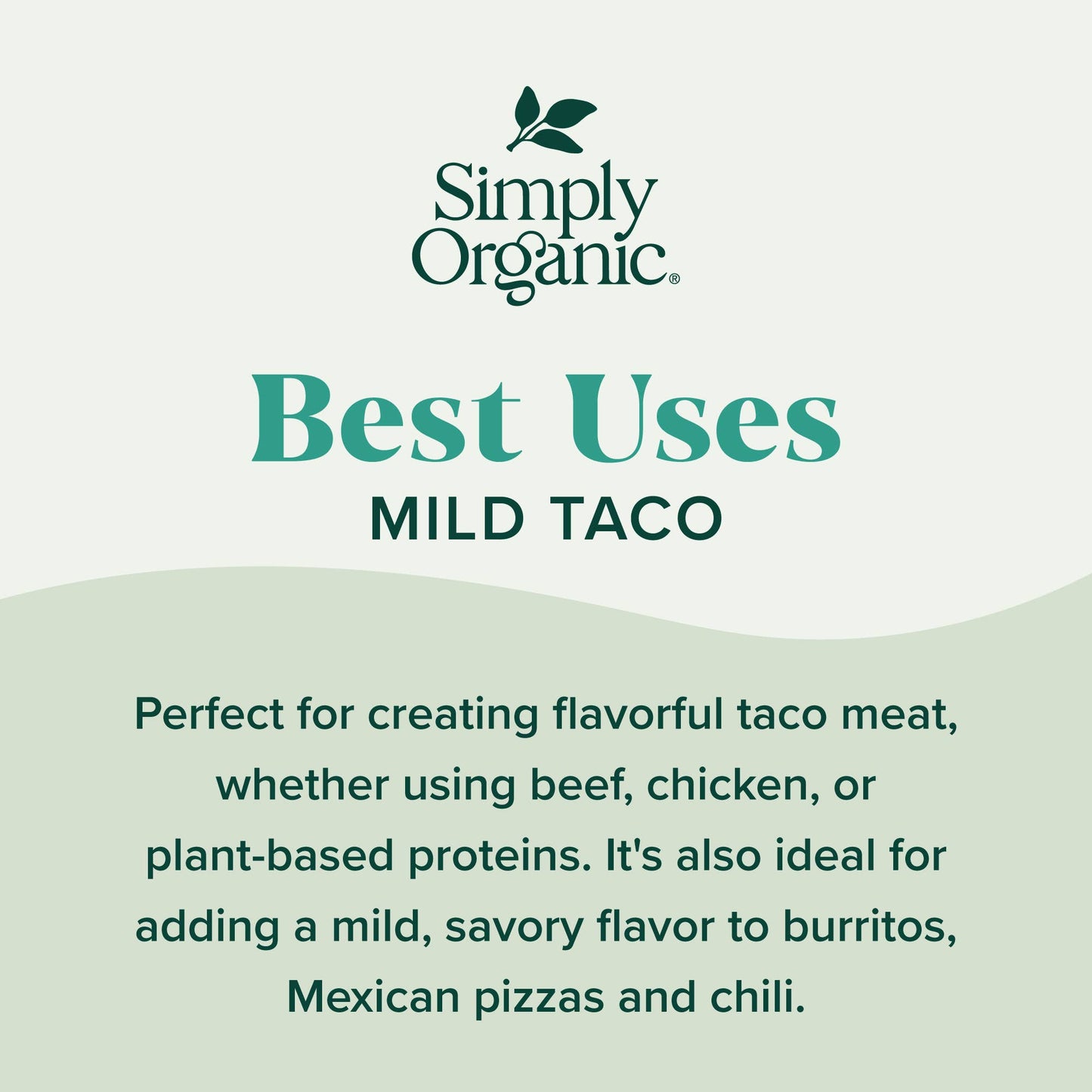 Simply Organic Mild Taco Seasoning, Certified Organic