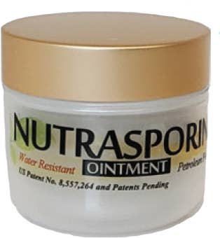 NUTRASPORIN® Beeswax Ointment – Natural Antibiotic Alternative with Chelated Silver Oxide (Water-Resistant, Vegetarian)