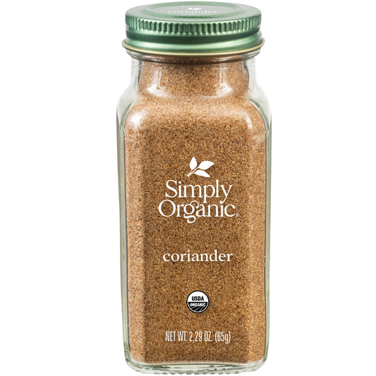 Pure Ground Coriander, Certified Organic, Kosher, 2.29 Oz