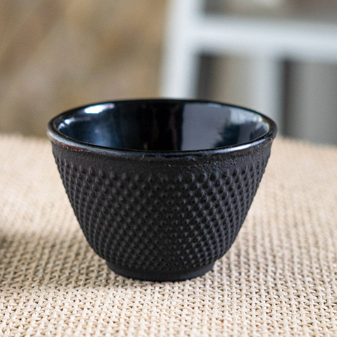 4oz Black Hobnail Cast Iron Tea Cup (1/36)