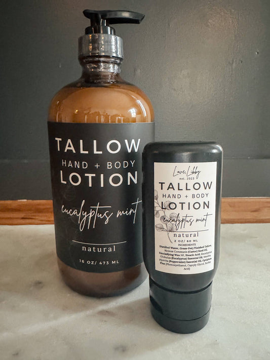 Eucalyptus Mint Tallow Lotion