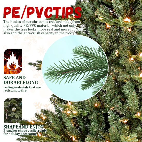 4FT Full-Shape Christmas Tree with 150 UL Lights
