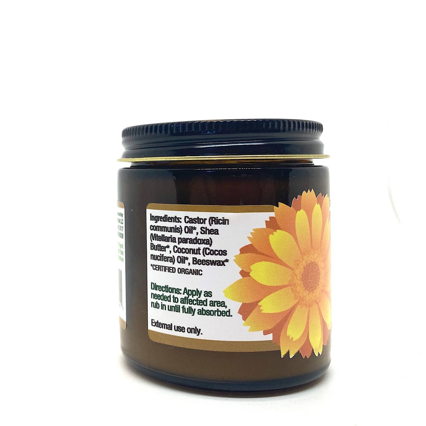 Pure Castor Oil Salve, Certified Organic