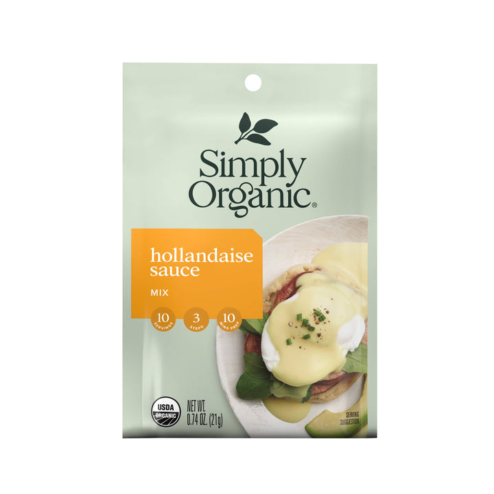 Hollandaise Sauce Mix, Certified Organic, Kosher, 0.74 Oz