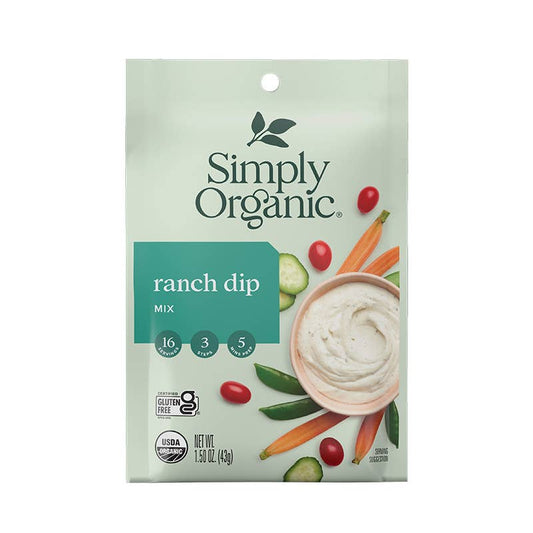 Simply Organic Ranch Dip, Certified Organic