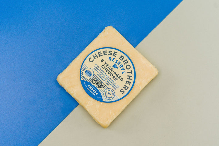 8-Year-Aged Cheddar, gourmet cheese gift for charcuterie, entertaining and food lovers from Cedar & Spice Gifts
