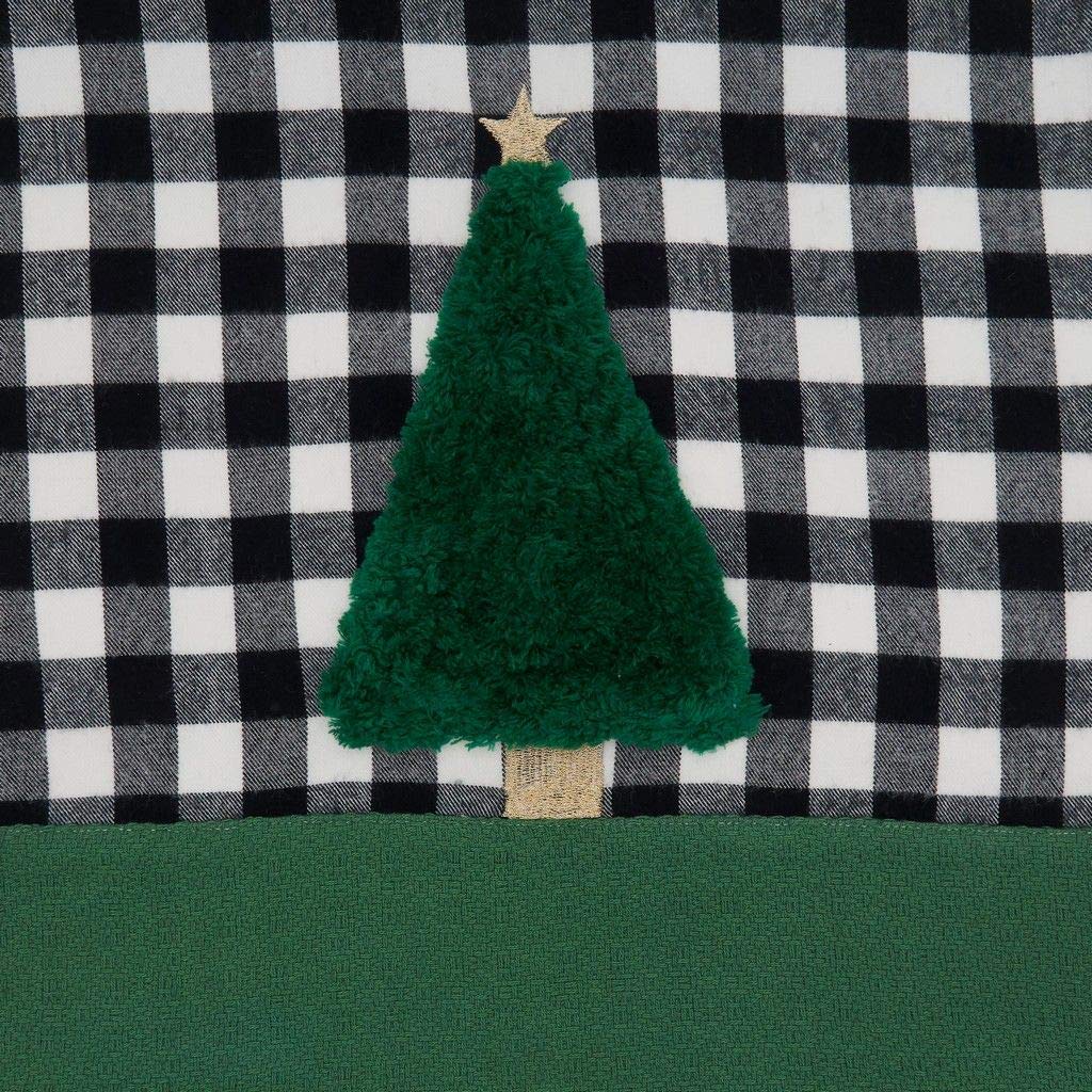 Fennco Styles Buffalo Plaid Christmas Collection Decorative Throw Pillow - Holiday Cushion for Home Décor, Couch, Living Room, Bedroom