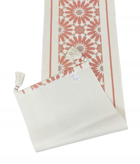 Fennco Styles Diamond Print Braided Cotton Placemats 14" W x 19" L, Set of 4
